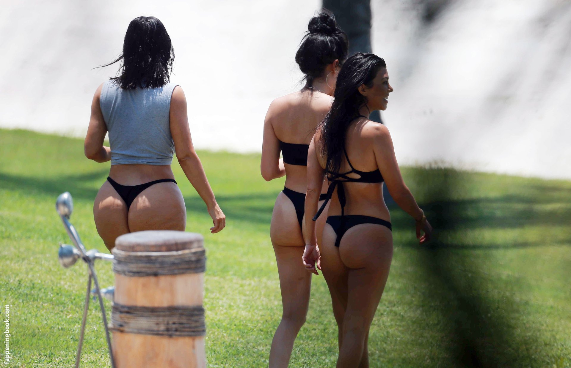 Kim kardashians naked butt