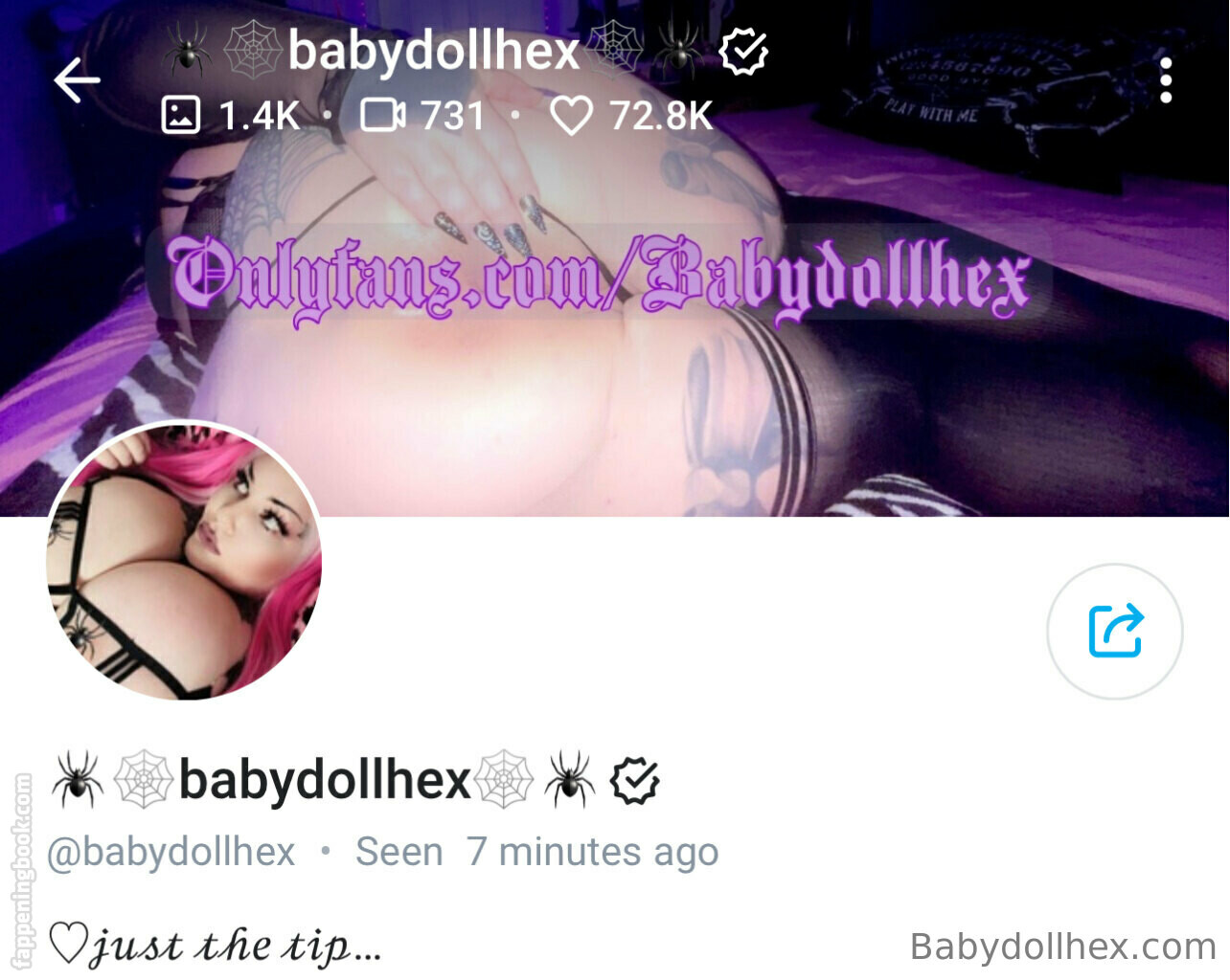 babydollhexx erome Latest Exclusive Leaked Photos