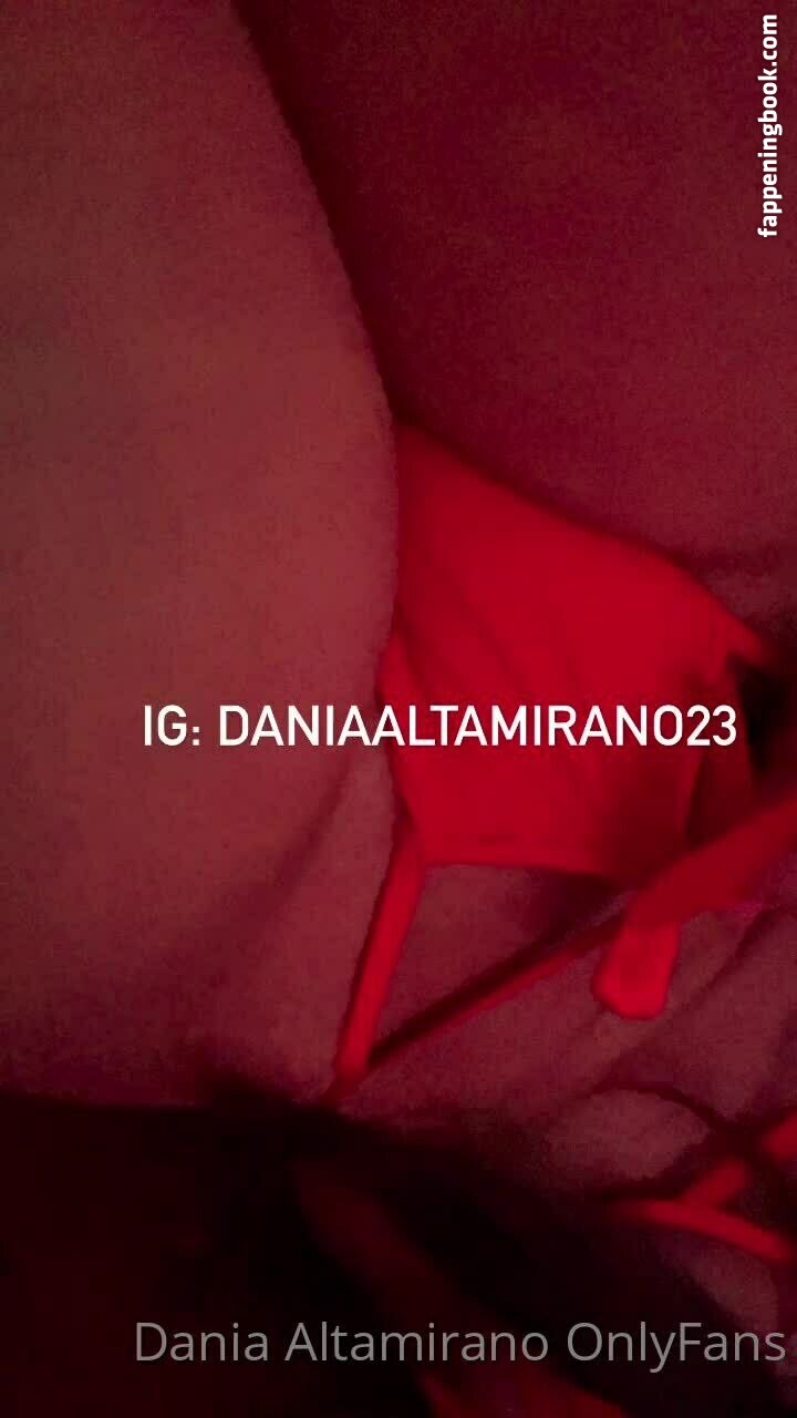 Dania Altamirano erome Latest Exclusive Leaked Photos