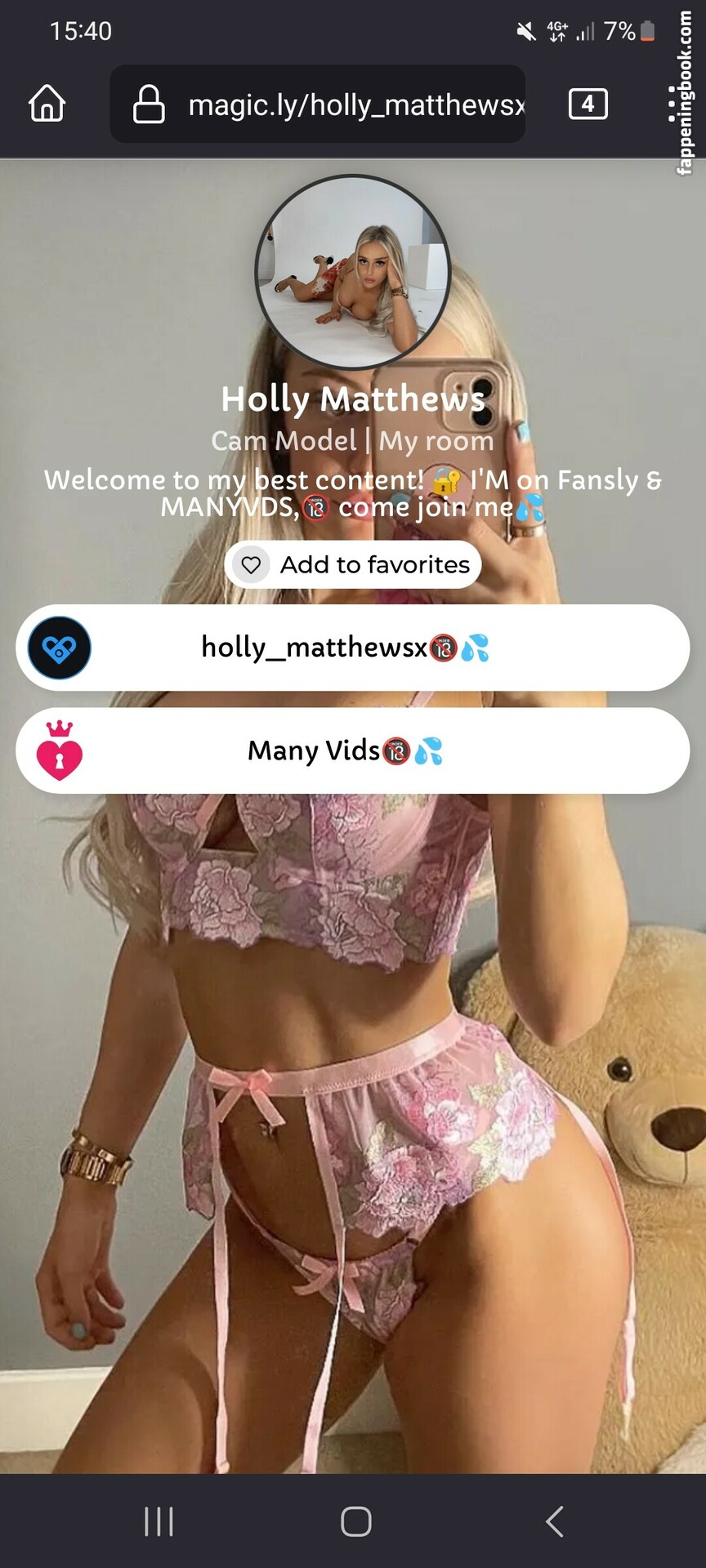 Holly matthews onlyfans leaks