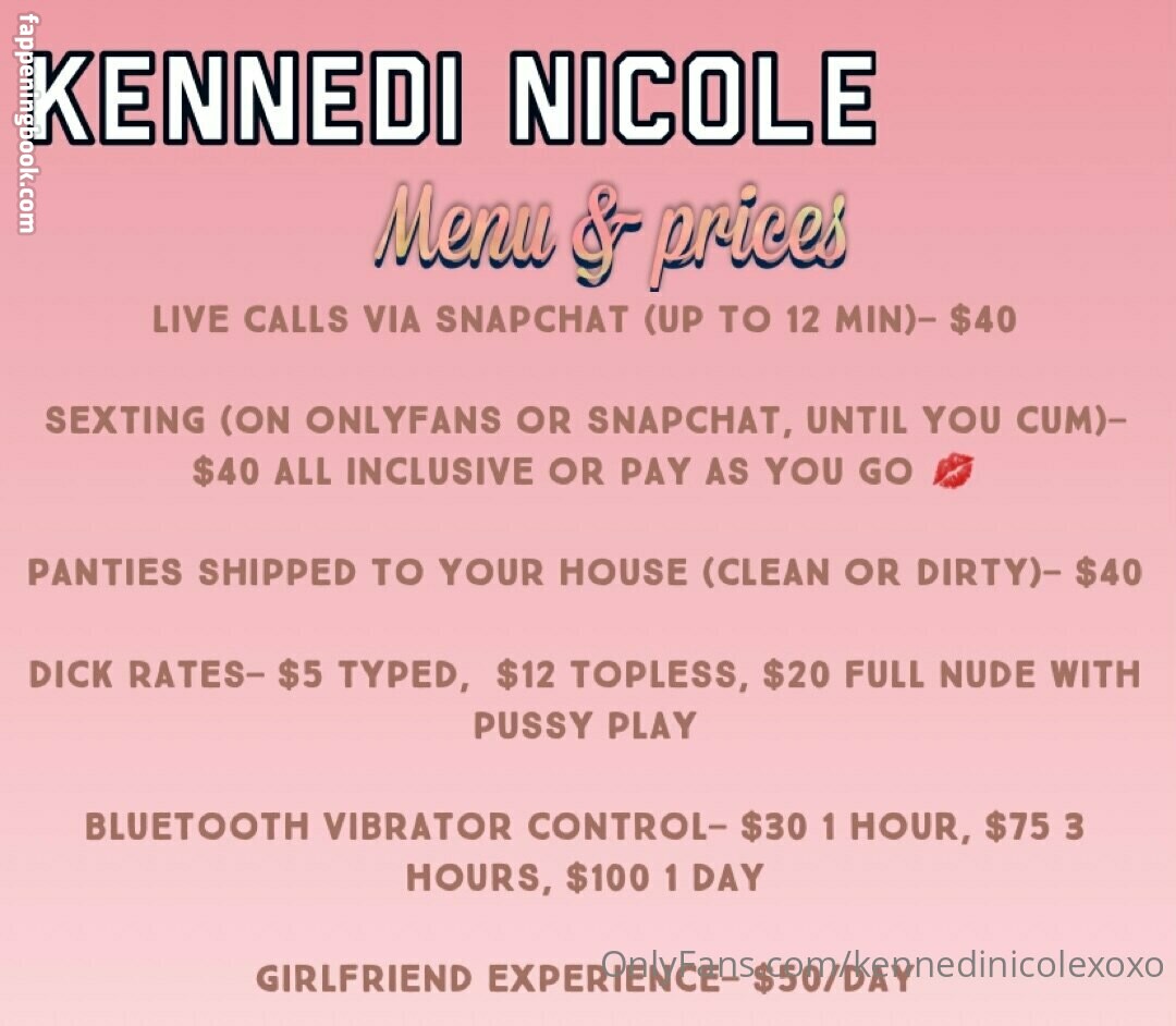 kennedinicolexoxo Nude OnlyFans Leaks