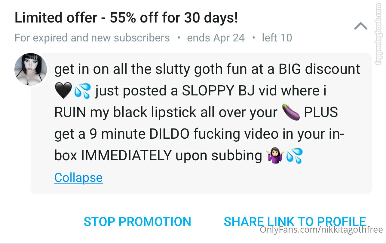 nikkitagothfree Nude OnlyFans Leaks