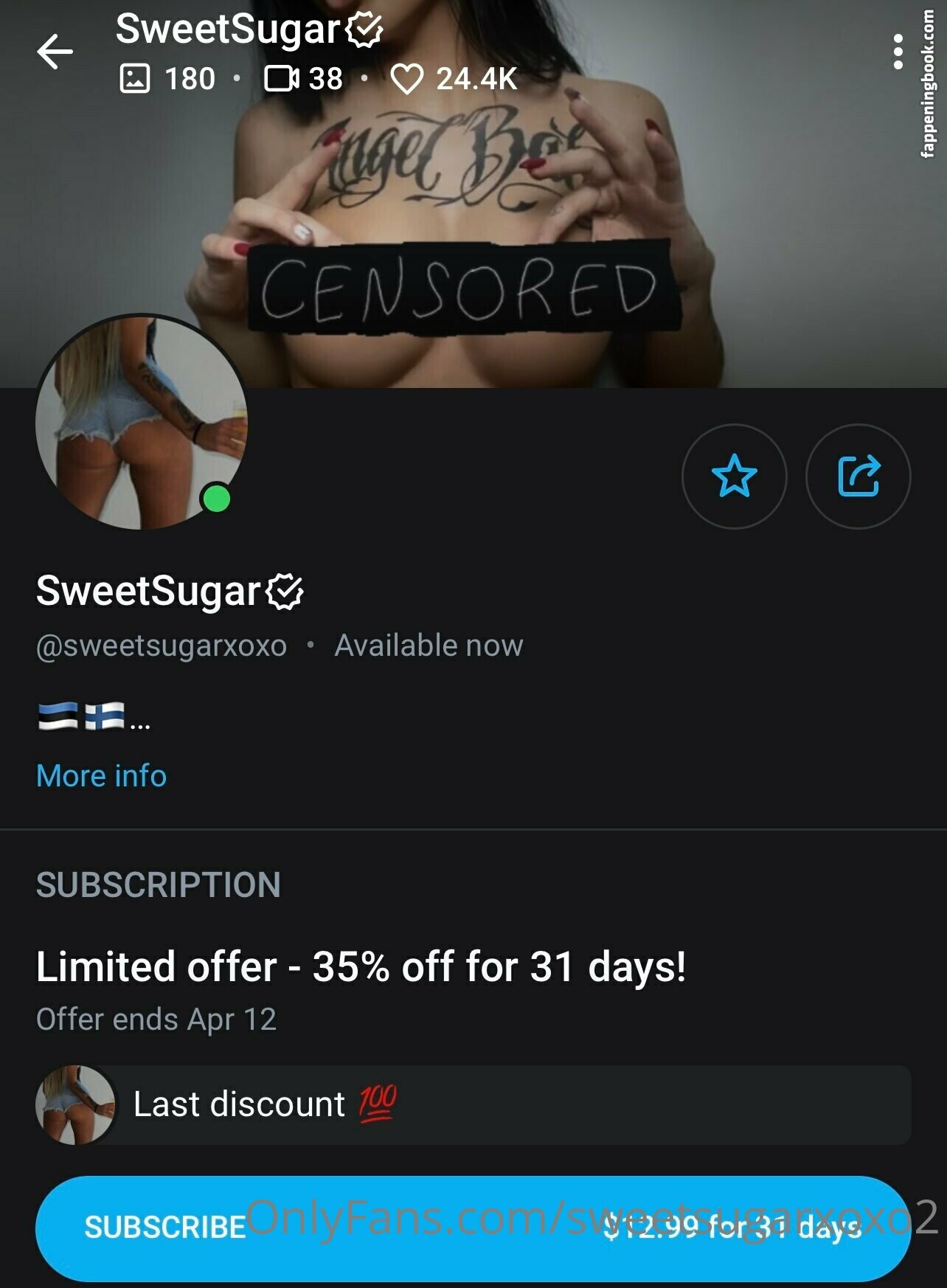 sweetsugarxoxo2 Nude OnlyFans Leaks