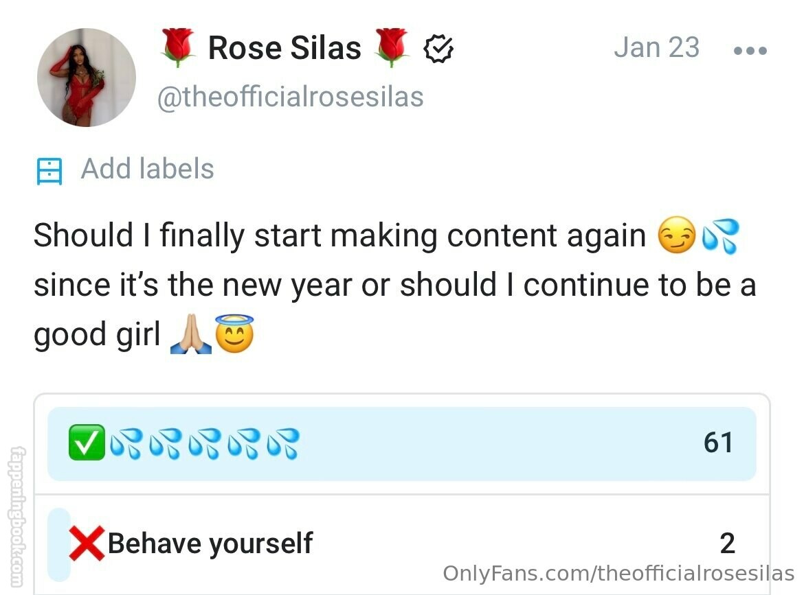 theofficialrosesilas Nude OnlyFans Leaks