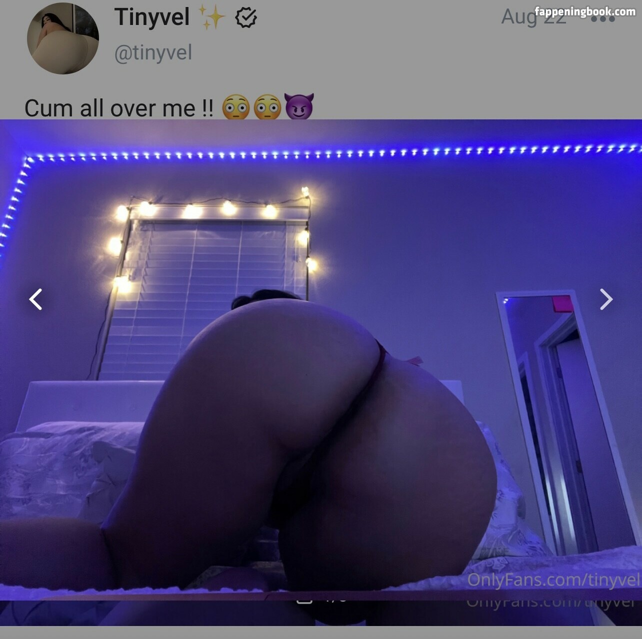 Tinyvel Fapello Latest Exclusive Leaked Photos